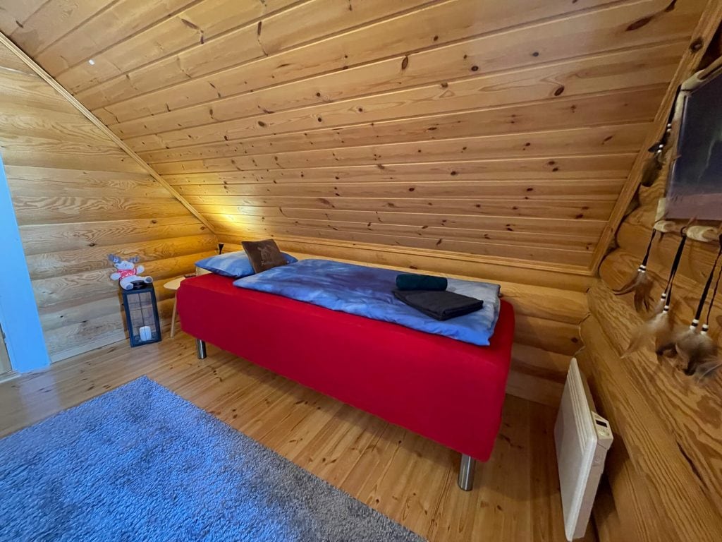 Tunturitupa mökki sisältä