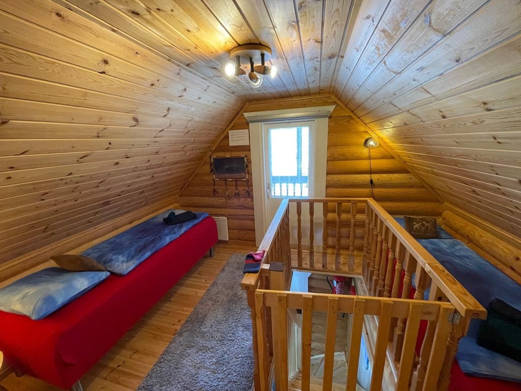 Tunturitupa mökki sisältä