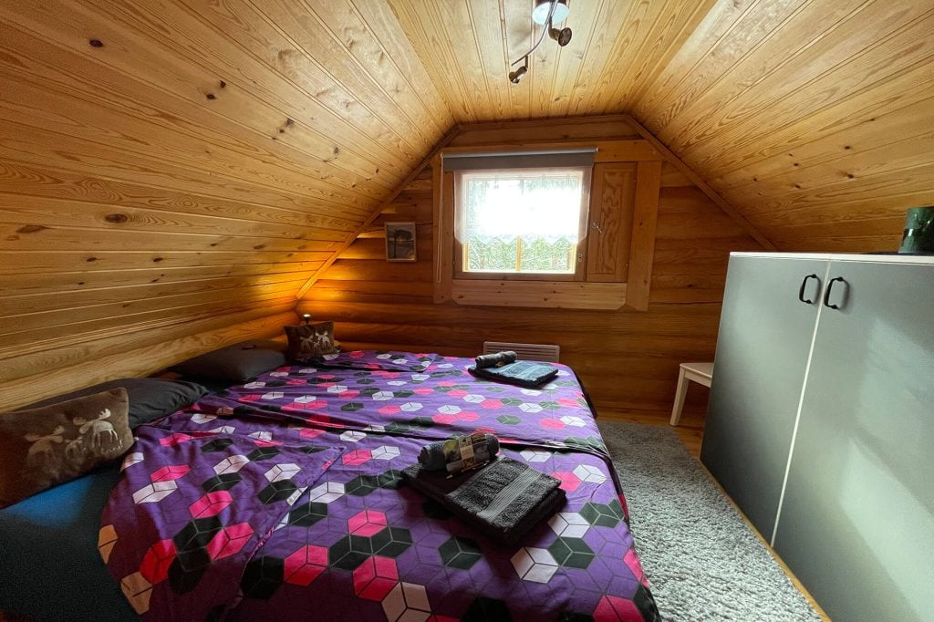 Tunturitupa mökki sisältä