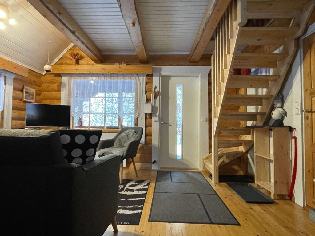 Tunturitupa mökki sisältä